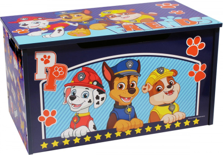 Mobilier - Cutie depozitare pentru jucării din MDF, 56x30x30 cm, albastru, Paw Patrol