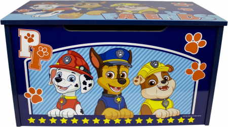 Cutie depozitare pentru jucării din MDF, 56x30x30 cm, albastru, Paw Patrol [2]