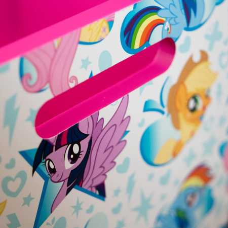 Cutie depozitare pentru jucării din MDF, 56x30x30 cm, multicolor, My Little Pony [2]