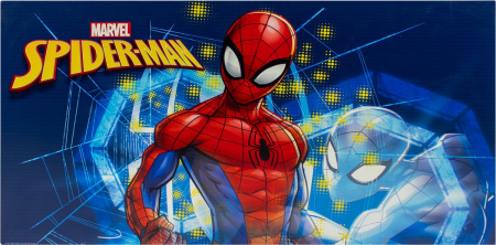 Cutie depozitare pentru jucării din MDF, 56x30x30 cm, albastru, Spiderman [6]