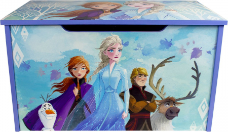 Cutie depozitare pentru jucării din MDF, 56x30x30 cm, multicolor, Frozen [5]