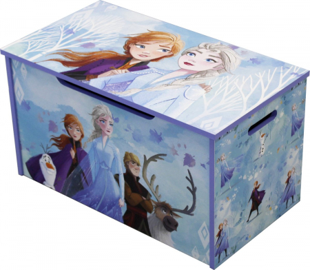 Mobilier - Cutie depozitare pentru jucării din MDF, 56x30x30 cm, multicolor, Frozen