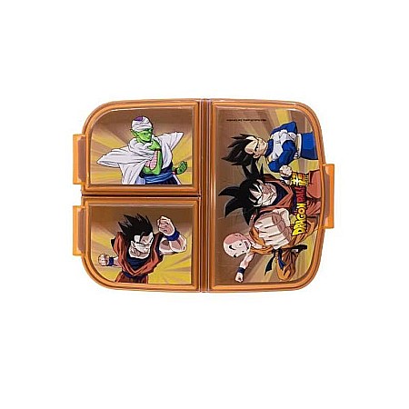 Cutie sandwich dreptunghiulară multicompartimentată 19,5x16,5x6,7 cm Dragon Ball Portocaliu [1]