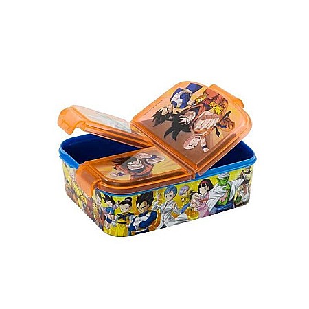 Cutie sandwich dreptunghiulară multicompartimentată 19,5x16,5x6,7 cm Dragon Ball Portocaliu [2]