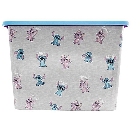 Cutie pentru depozitare, din plastic, cu capac, 23 L, multicolor, 40x27x29 cm, Stitch [1]