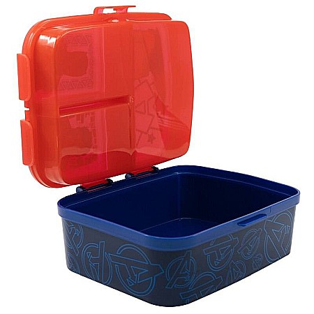 Cutie sandwich, cu patru compartimente, multicolor, fără BPA, Invincible Force, Avengers, Marvel [1]