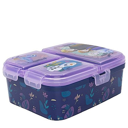 Cutie sandwich, cu patru compartimente, multicolor, fără BPA, Trust the Journey, Frozen, Disney [0]