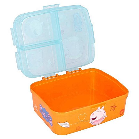 Cutie sandwich, cu patru compartimente, multicolor, fără BPA, Peppa Pig [1]