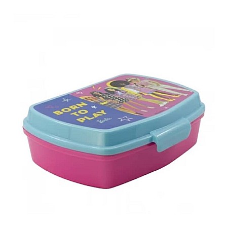 Copii - Cutie sandwich, multicolor, fără BPA, 18 x 14 x 7 cm, Barbie