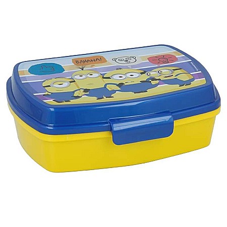 Cutii sandwich - Cutie sandwich, multicolor, fără BPA, 17x 14 x 5.5 cm, Minions