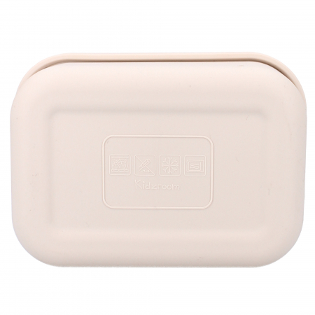 Cutie sandwich multicompartimente, din silicon, 17x12x6 cm, rezistenta la microunde si masina de spalat vase, Kidzroom Small Talk [2]
