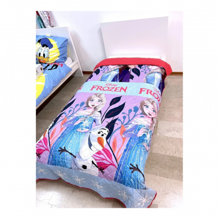 Cuvertură pentru pat, 250x150 cm, multicolor, Frozen [1]