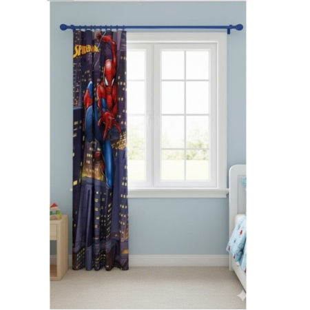 Covoare si draperii - Draperie pentru copii, 140x290 cm, multicolor, Spiderman