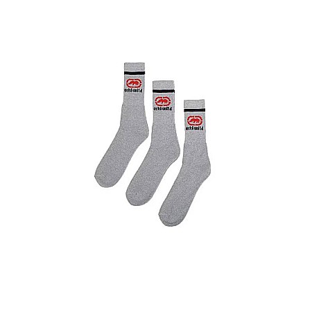 Set 3 Perechi Șosete Bărbați, lungi, gri Ecko Unlimited
