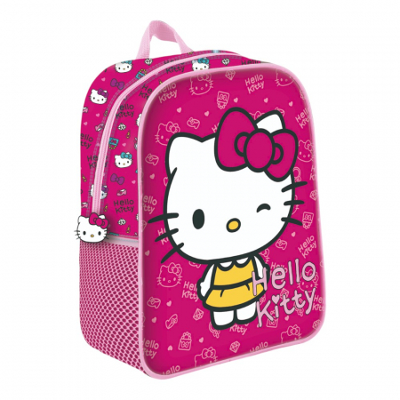 Ghiozdan 3D, 29x24x12 cm, multicolor, bretele ajustabile si captusite, My Style, Hello Kitty [1]