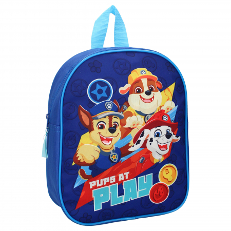 Ghiozdane și Rucsacuri - Ghiozdan copii, 29x22x9 cm, cu un compartiment, multicolor, bretele ergonomice, intarite si ajustabile, Puptastic Days, Paw Patrol