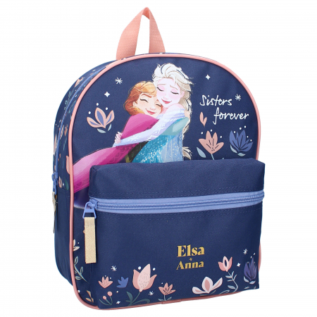 Ghiozdane și Rucsacuri - Ghiozdan copii, 30x25x11 cm, cu doua compartimente, multicolor, bretele ergonomice, intarite si ajustabile, Louder Than Love, Frozen II