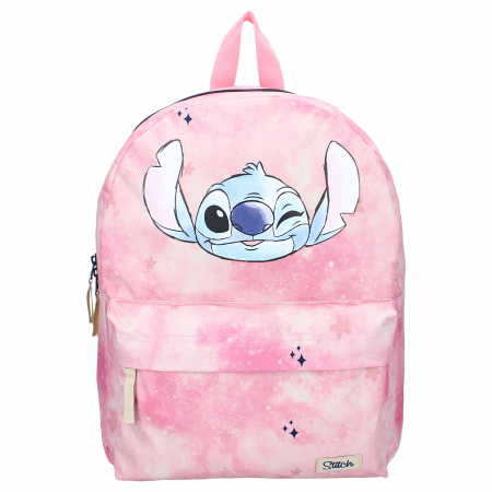 Ghiozdan copii, 39x29x12 cm, cu doua compartimente, multicolor, bretele ergonomice, intarite si ajustabile, Unbearably Cool, Stitch [1]