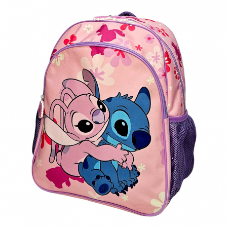 Ghiozdan copii, 40x30x11 cm, cu doua compartimente, multicolor, bretele intarite si ajustabile, Stitch [1]