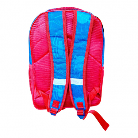 Ghiozdan copii, 42x30x17 cm, cu trei compartimente si doua buzunare laterale, multicolor, bretele ergonomice, intarite si ajustabile, benzi reflectorizante, Spiderman [4]