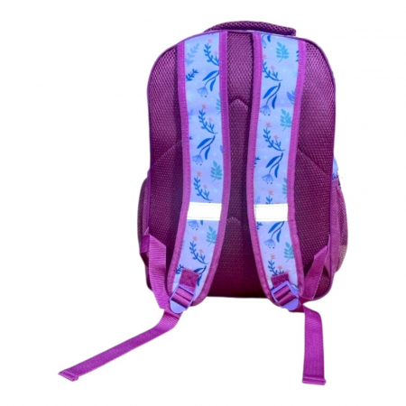 Ghiozdan copii, 42x30x17 cm, cu trei compartimente si doua buzunare laterale, multicolor, bretele ergonomice, intarite si ajustabile, benzi reflectorizante, Frozen [4]