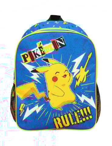 Ghiozdane și Rucsacuri - Ghiozdan cu doua compartimente si doua buzunare laterale, 40x30x12 cm, bretele ajustabile si intarite, multicolor, Pokemon