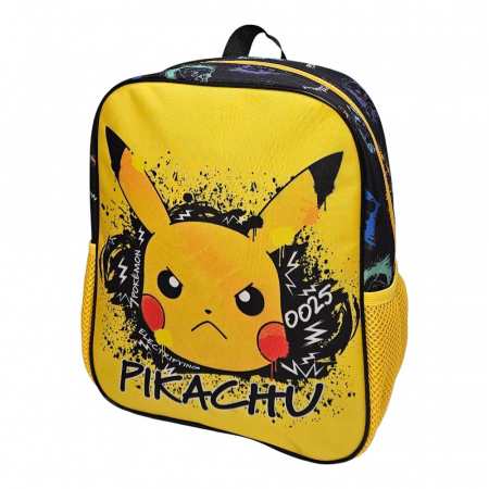 Ghiozdane și Rucsacuri - Ghiozdan gradinita, 29x24x10 cm, bretele ajustabile si intarite, multicolor, Pokémon