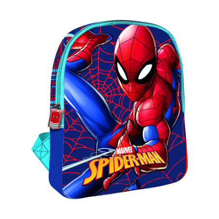 Ghiozdane și Rucsacuri - Ghiozdan grădiniță, 30x24x10 cm, bretele ajustabile și întărite, multicolor, Happy, Spiderman