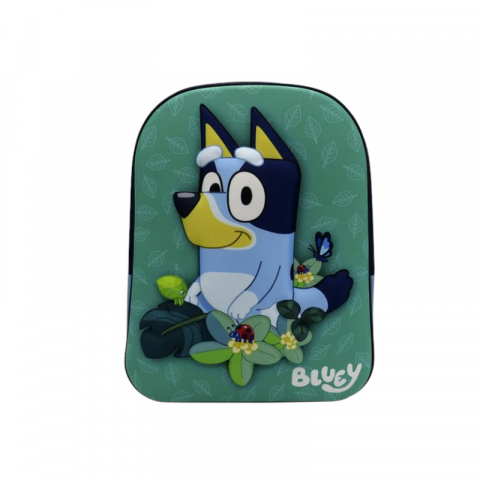 Ghiozdan gradinita, 3D, 32x26x10 cm, bretele ajustabile si intarite, multicolor, Bluey [1]