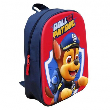 Ghiozdane și Rucsacuri - Ghiozdan gradinita, 3D, 32x26x10 cm, bretele ajustabile si intarite, multicolor, Paw Patrol