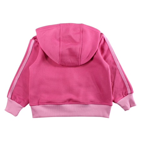 Hanorac copii, cu fermoar, glugă și buzunare frontale, fucsia, Happy, Stitch [1]