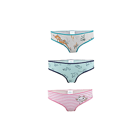 Lenjerie intimă și șosete - Set 3 chiloți pentru fetițe, 100% bumbac, multicolor, Disney