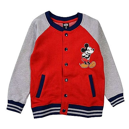 Copii - Jachetă tip colegiu pentru fete, roșu, Minnie Mouse, Disney