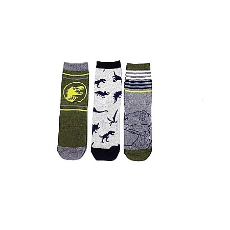 Lenjerie intimă și șosete - Set 3 perechi șosete copii, multicolor Jurassic World, jw01