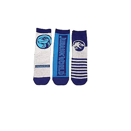 Lenjerie intimă și șosete - Set 3 perechi șosete copii, multicolor Jurassic World, jw02