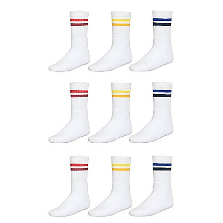 Șosete bărbați - Set 9 perechi șosete, bărbați, cu bandă, alb, Kappa