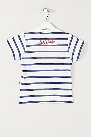 Tricou copii, 100% bumbac, albastru/alb, Lee Cooper [1]