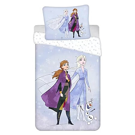 Set lenjerie de pat,  100% bumbac, 140x200, Frozen [0]