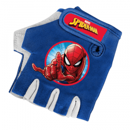 Manusi de ciclism fara degete pentru copii, multicolor, marimea 2-6 ani, Spiderman