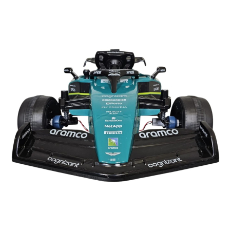Mașină electrică licență Aston Martin Formula 1, pentru o persoană, Verde, 24V, cu telecomandă, Sunete/Muzică, Bluetooth, USB, 137x72x44 cm [2]