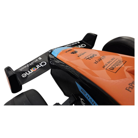 Mașină electrică licență McLaren Formula 1, pentru o persoană, Portocaliu, 12V, cu telecomandă, Bluetooth, USB, 115x67x50 cm [8]