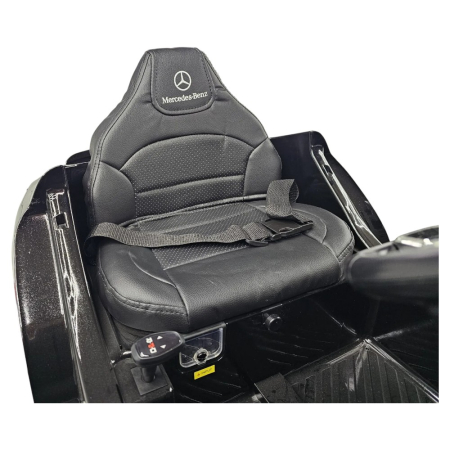 Mașină electrică licență Mercedes CLA 45, pentru o persoană, Negru, 12V, cu telecomandă, Bluetooth, MP3, USB, 110x61x45 cm [8]