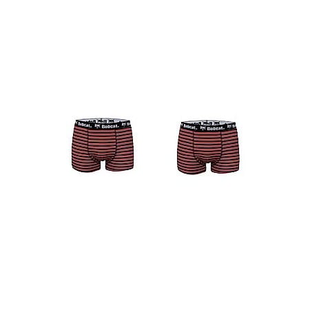 Adulți - Set 2 boxeri bărbați, cu bandă logo, multicolor, Nord, Bobcat