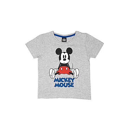 Tricouri copii - Tricou băieți, gri, Mickey Mouse, Disney