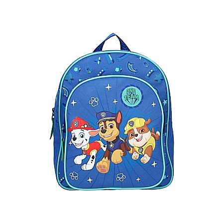 Rucsac multicolor cu două compartimente, 30x25x11 cm, Pups On The Go, Paw Patrol [0]