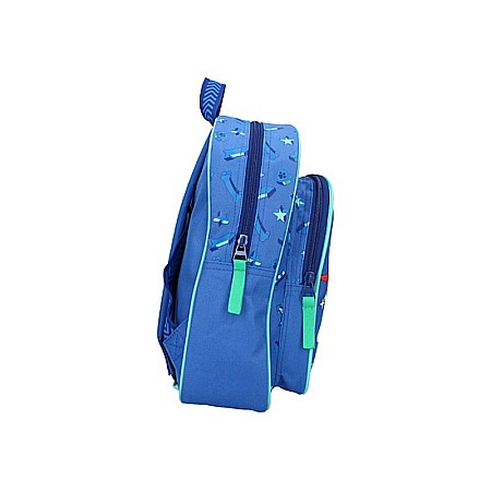 Rucsac multicolor cu două compartimente, 30x25x11 cm, Pups On The Go, Paw Patrol [1]