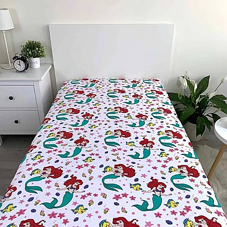 Cearceaf cu margini elastice, Ariel, 100% bumbac, 90 x 200 cm, multicolor [2]
