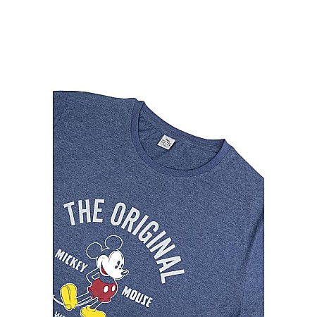 Pijama bărbați cu mânecă scurtă, bumbac, multicolor, Mickey Mouse, Disney [3]