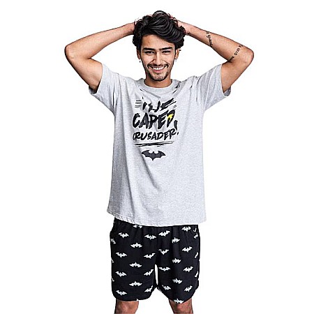 Pijama bărbați cu mânecă scurtă, bumbac, multicolor, Batman [2]
