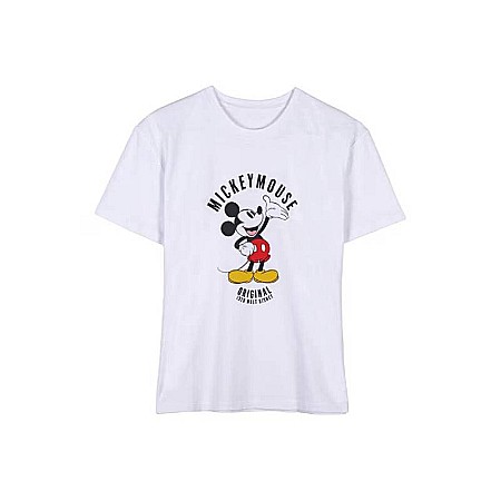 Adulți - Tricou damă, alb, 100% bumbac, Mickey Mouse, Disney